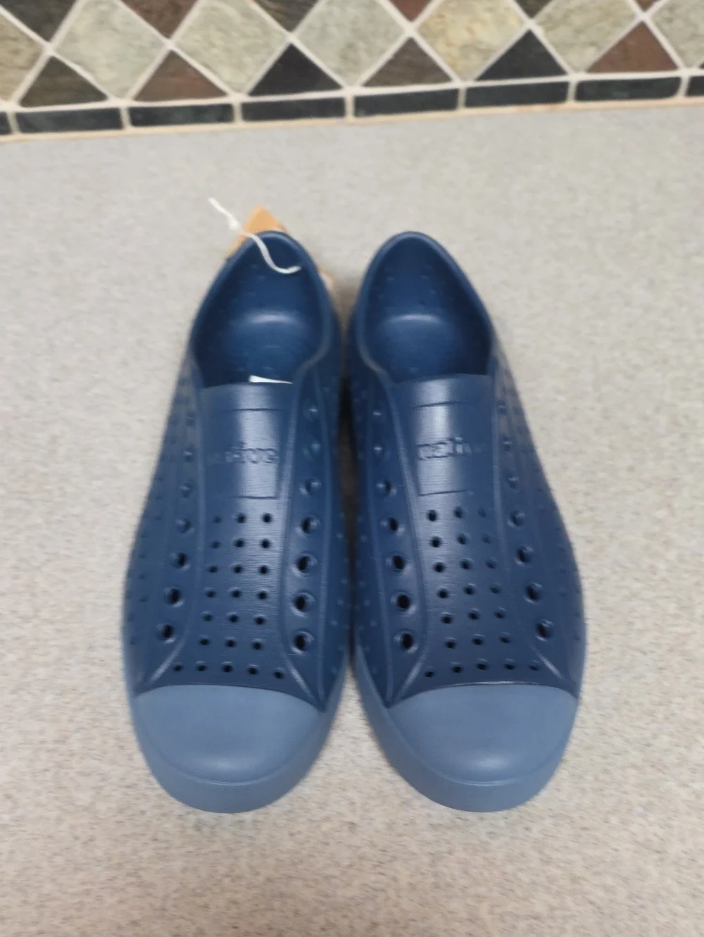 Native Unisex Navy Blue Jefferson Lite Slip-On Shoes